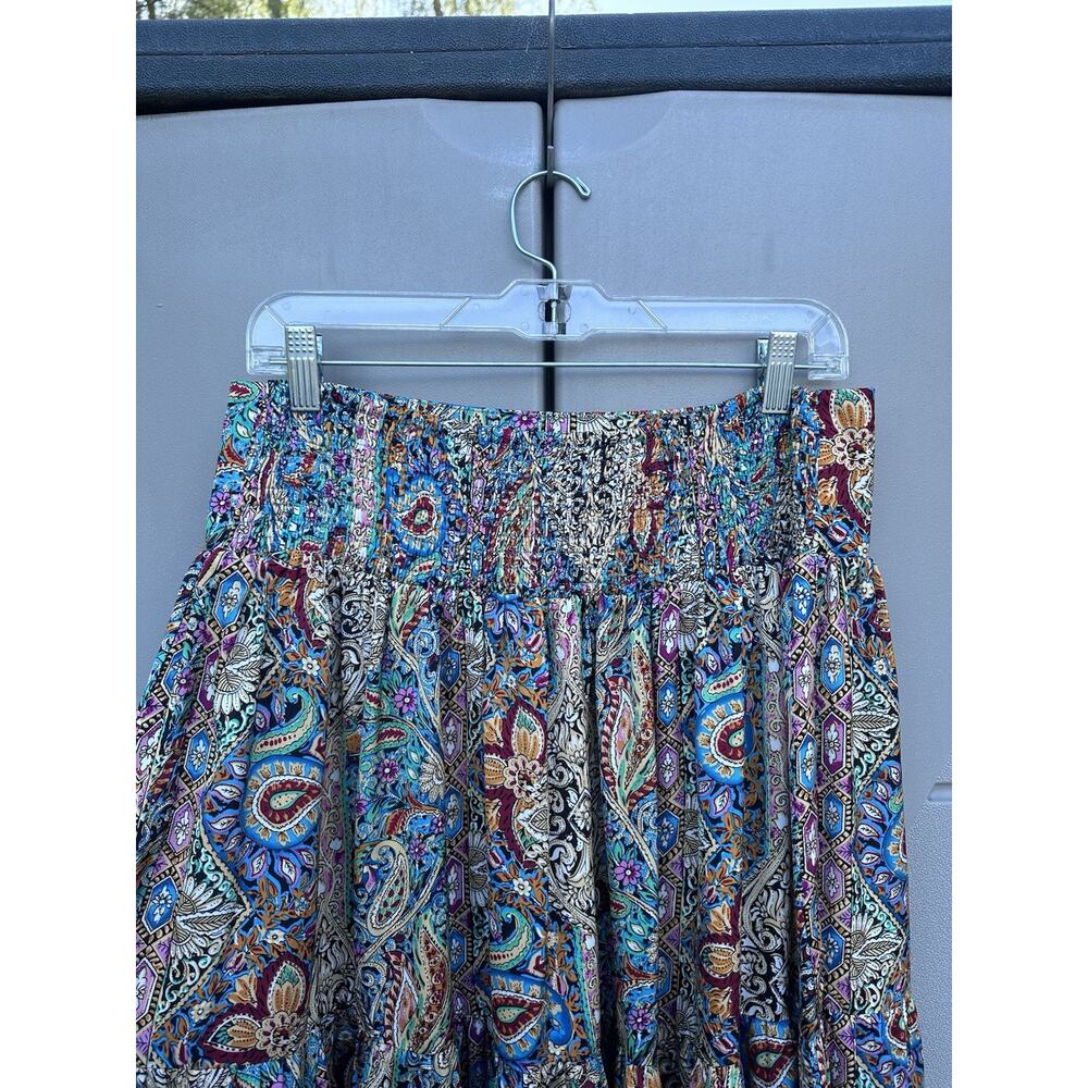 NATURAL LIFE Multicolor Bohemian Maxi Skirt - Picture 11 of 14